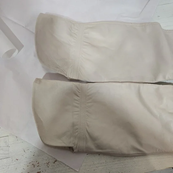 Marc Fisher MF New Cinch Knee High Leather Heeled Boots Size 6.5 - Picture 13 of 14